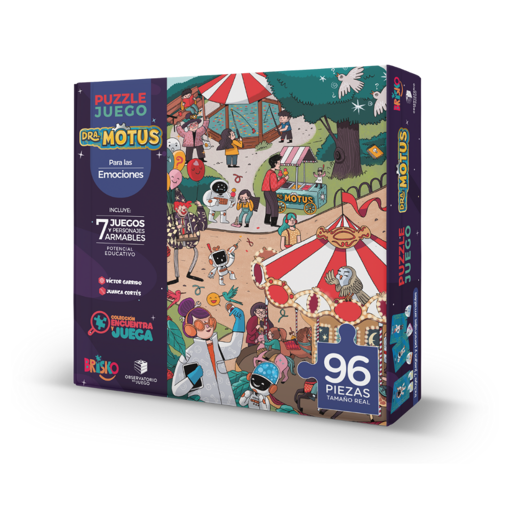 Juego para las emociones + libro actividades emocionales + Puzzle + El rebaño +  (4 a 12 años)