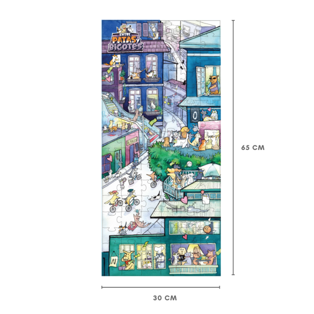 Promo Puzzles: Perritos y Gatitos + Brigada Planeta. No solo se arman: al final aparecen desafíos ocultos.