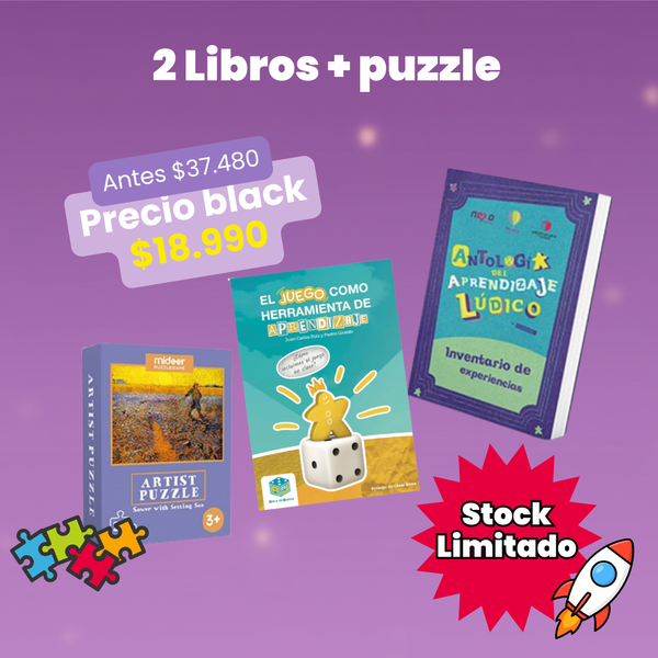 Pack libros x2 + Puzzle artista