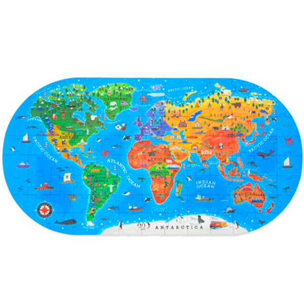 Puzzle: Our World Floor Puzzle (Con Maleta Portátil)