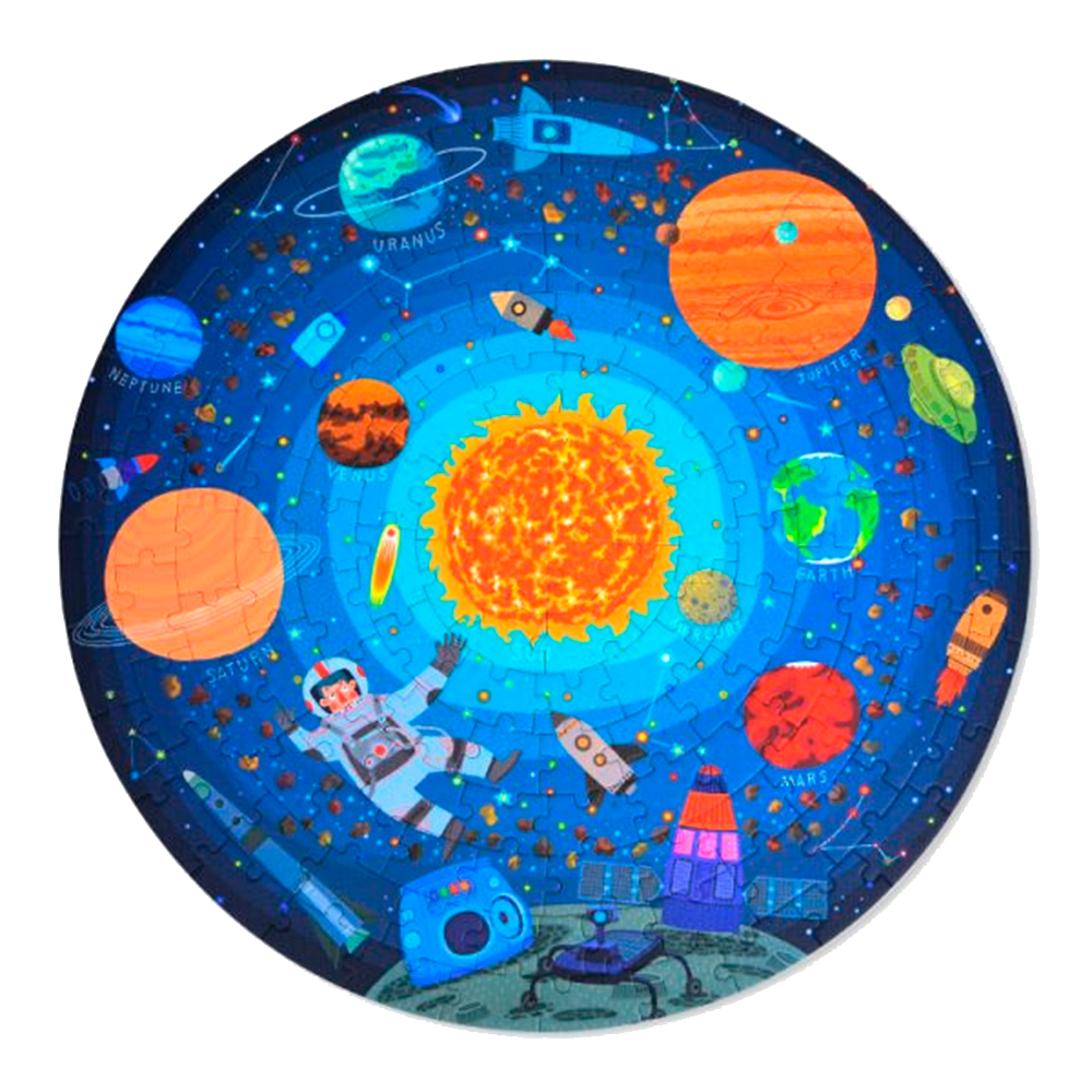 Puzzle: Viajando por el espacio - Exploración del Universo y el Sistema Solar