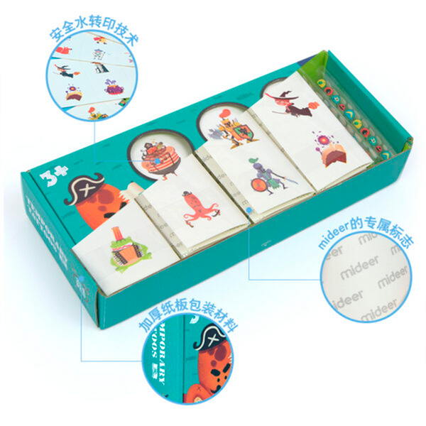 ¡Más de 50 tatuajes Temporales de Piratas y Aventuras Marinas! 🏴☠️