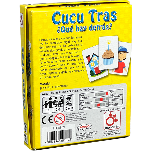 ¡Cucu Tras! ¿Qué hay detrás? - Observación Visual y Rapidez Mental