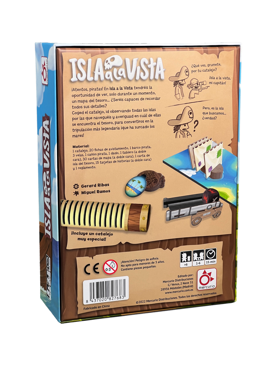 Isla a la Vista - Observa Mapas, Memoriza Islas y Encuentra el Tesoro