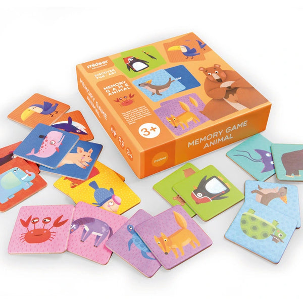 Juego de Memoria Animal - Reconocer, Recordar y Emparejar Imágenes