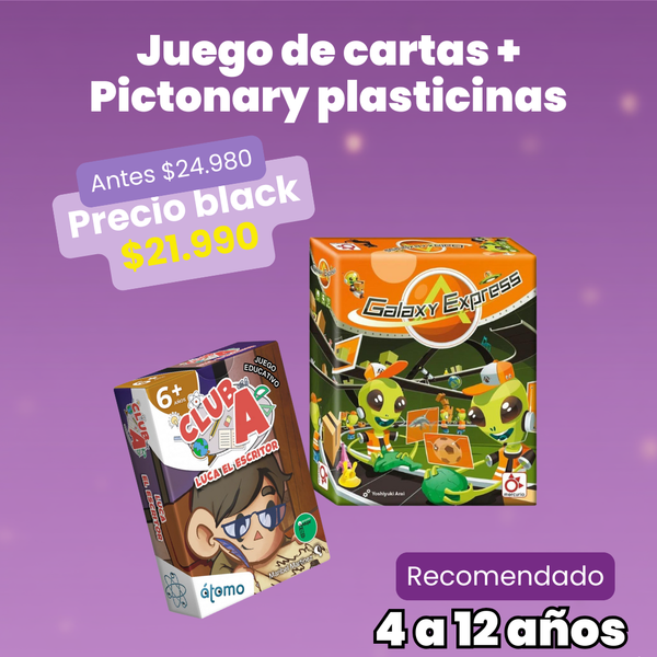 Pack Juegos de Escritura y Plasticina Creativa (4 a 12 años) – Galaxia Creativa