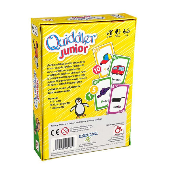 Quiddler Junior - Reconocimiento de Letras y Asociación Letra/Sonido