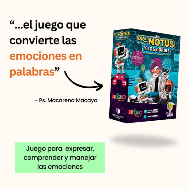 Juego Dra Motus y los Cordis - Expresa las emociones con cartas ilustradas