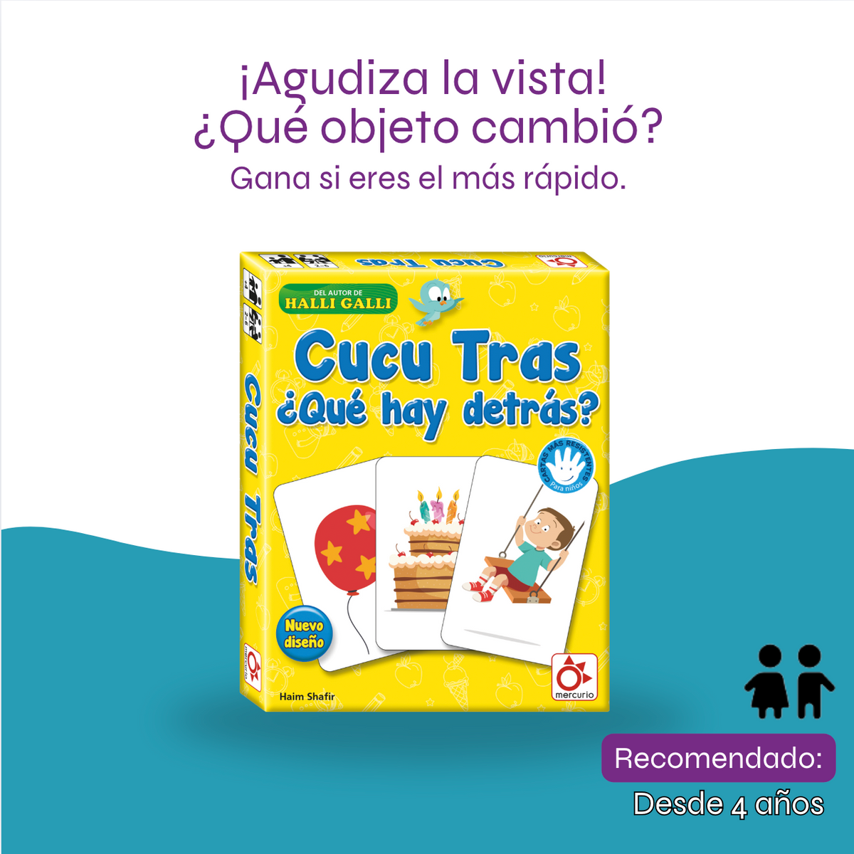 ¡Cucu Tras! ¿Qué hay detrás? - Observación Visual y Rapidez Mental