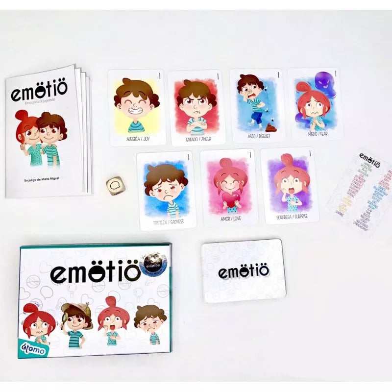 🧠💛Kit desarrollo emocional: Juego emociones + juego conversaciones  + libro de actividades