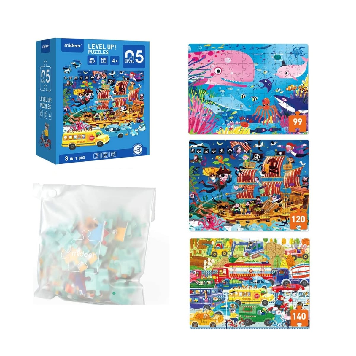 Pack Level Up! Nivel 4 y 5 - Desarrollo de Lógica y Cognición Multidimensional