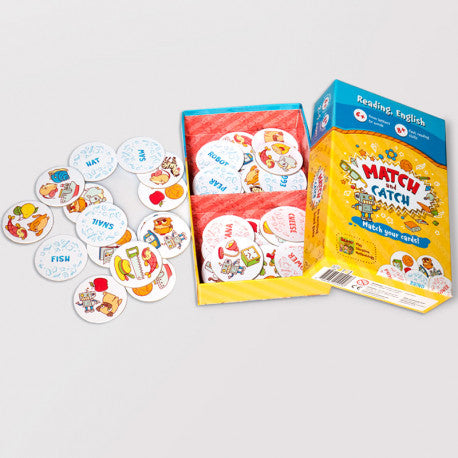 Match and Catch - Vocabulario Básico de Inglés para Niños