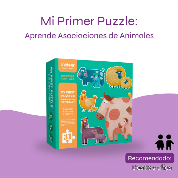 Mi primer puzzle: Mamá e Hijo - Fortalece Habilidades Motoras