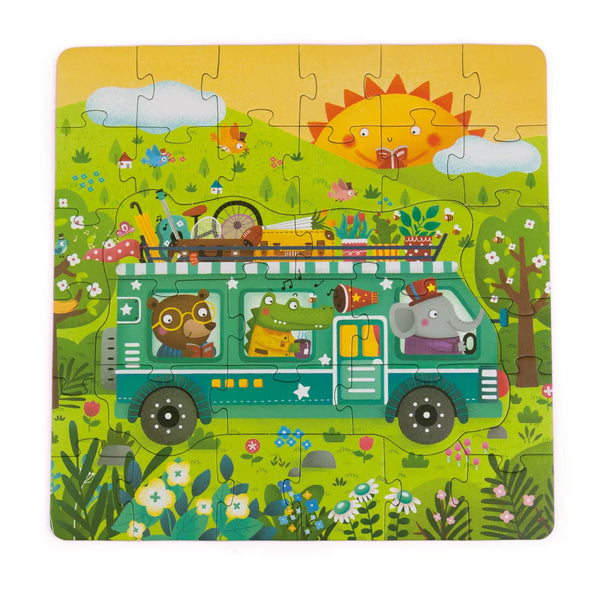 ¡Maleta 4 Puzzles de las Estaciones! - Desarrollo y Aprendizaje para Niños