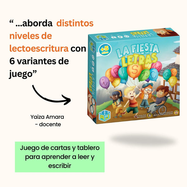 🎈 La Fiesta de las Letras – ¡Aprender a leer y escribir nunca Fue Tan Divertido!