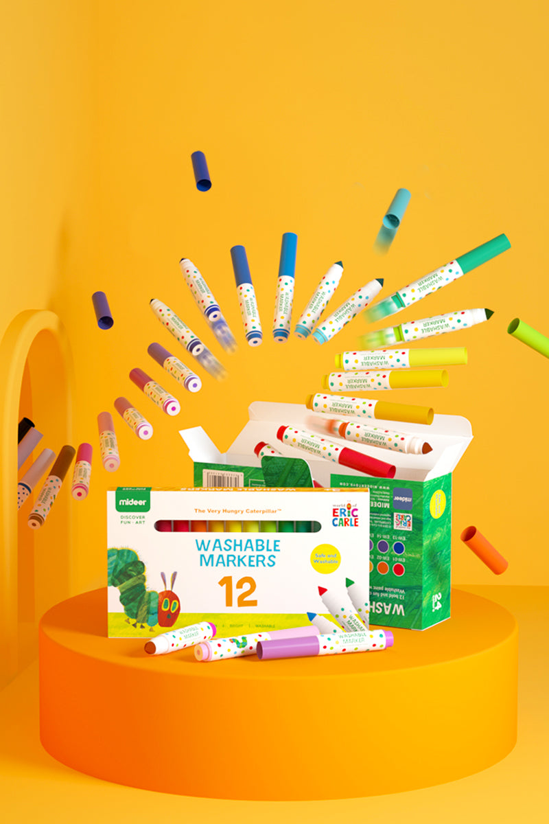 Washable Markers 12 - Marcadores Lavables