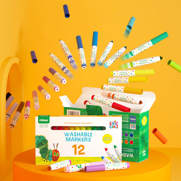 Washable Markers 12 - Marcadores Lavables